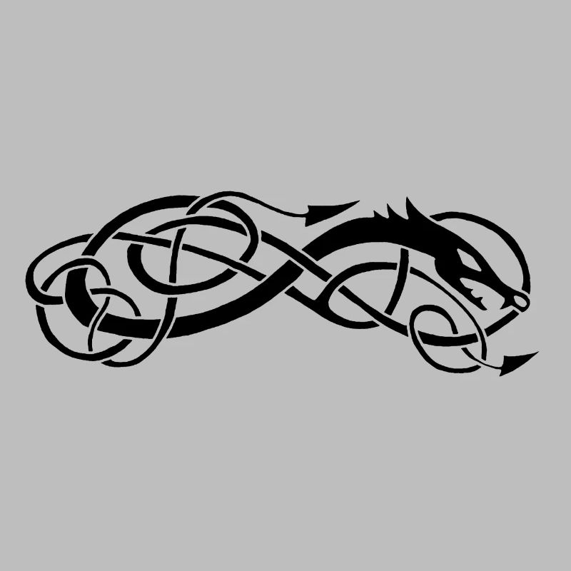 Serpent celte noir