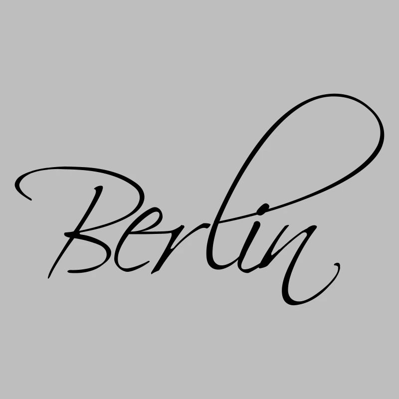 Lettrage de calligraphie de Berlin