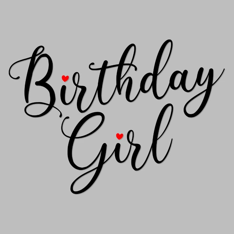 Fille d’anniversaire Script Coeurs