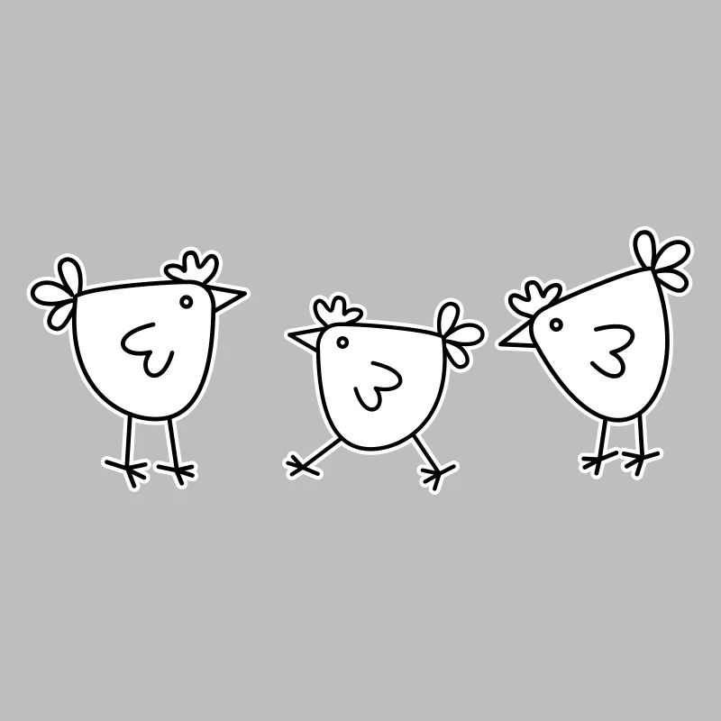 3 chickens hens feathered cattle