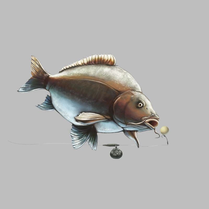 Conception du gréement de pêche Mirror Carp Ronnie