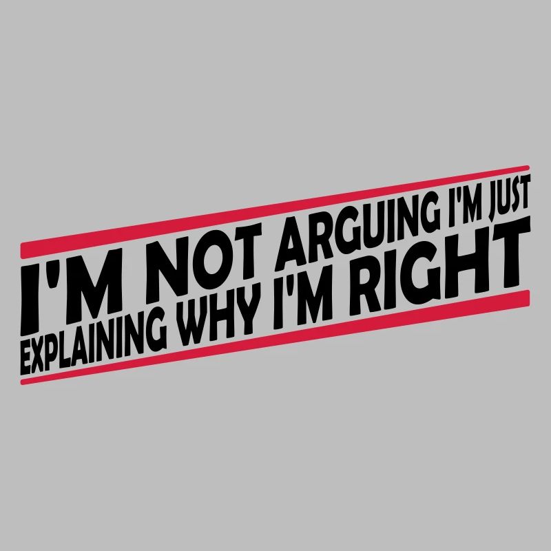 I m not arguing