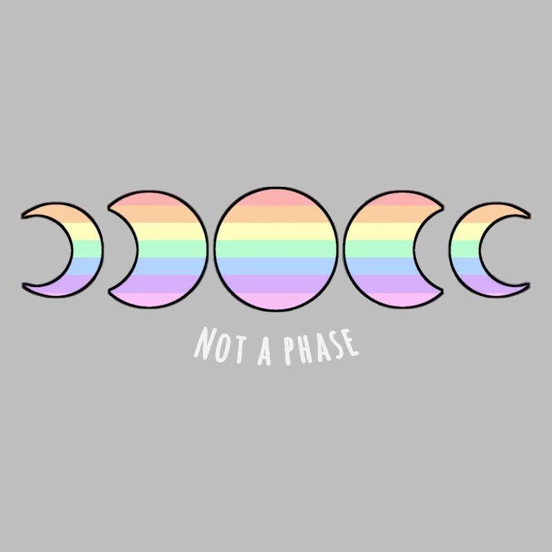 Not A Phase Rainbow Pride Flag