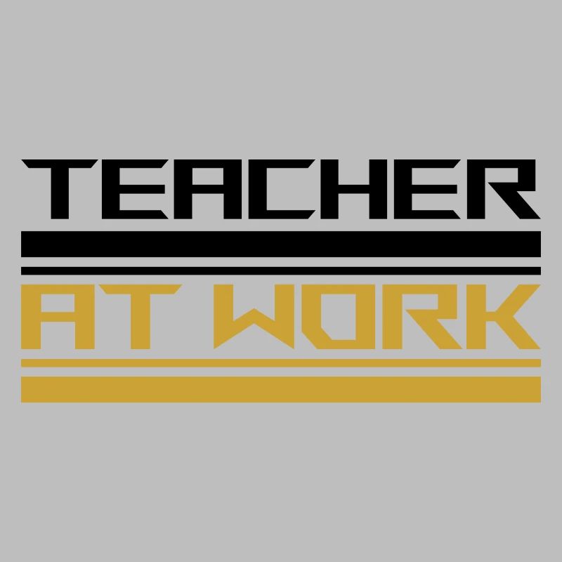 Teacher at work black