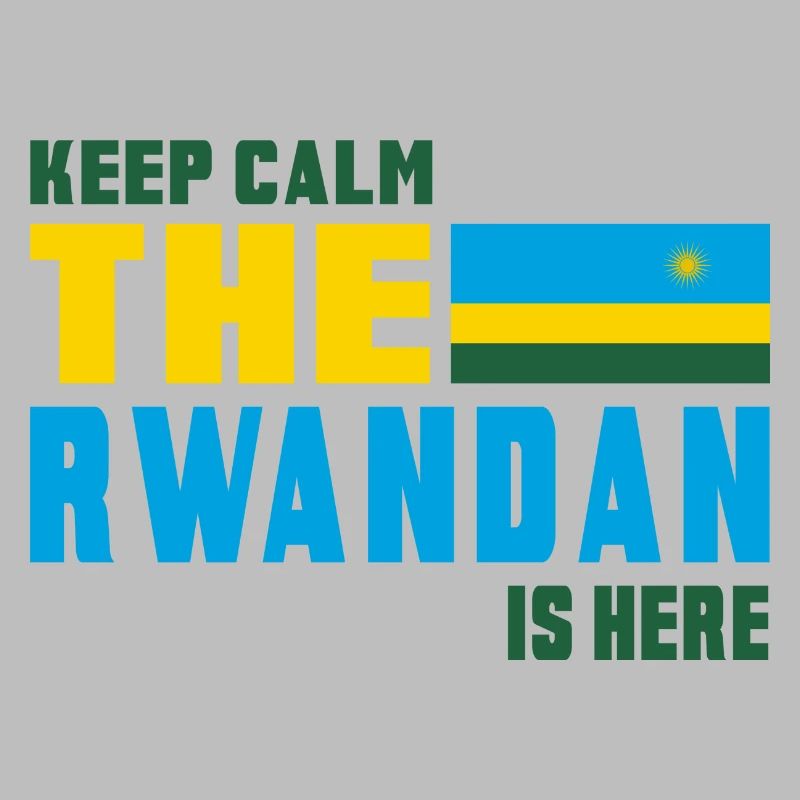 Design drapeau Rwanda Keep Calm