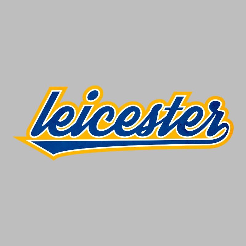 Leicester Script Swoosh auf Kleidung