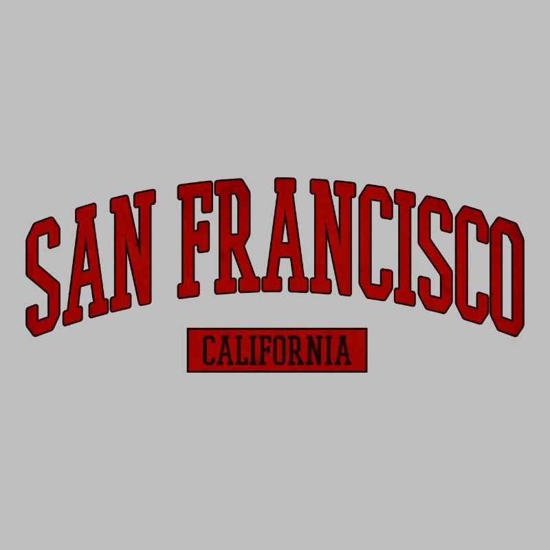 San Francisco Retro Lettering