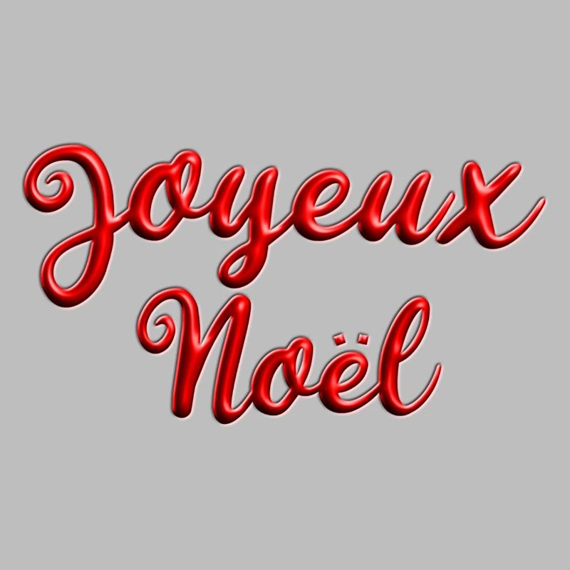 Joyeux Noël Script Rouge