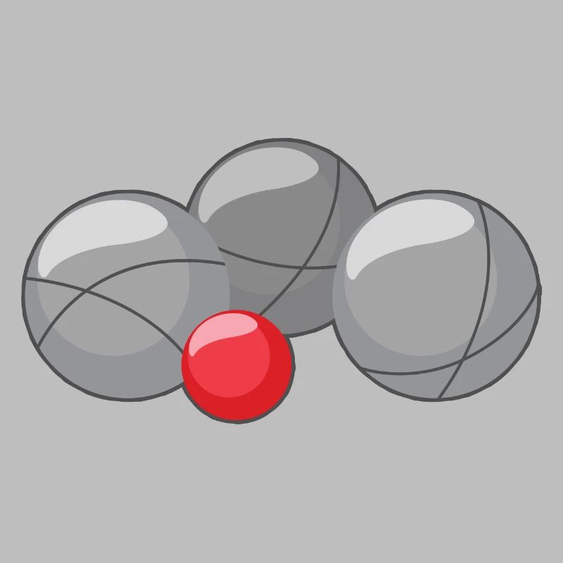 Boules de boules pour joueurs de bouler et de pétanque