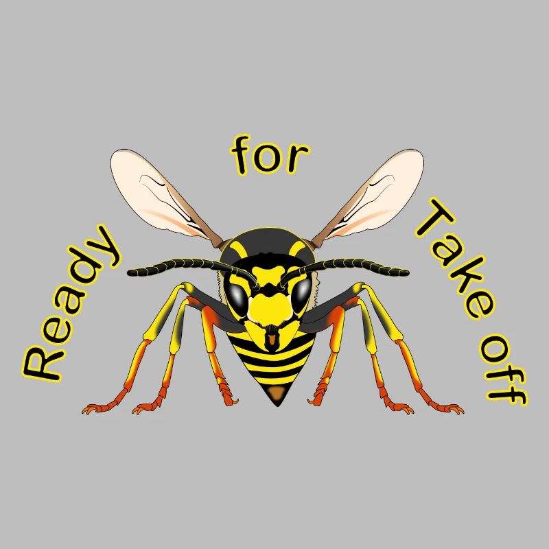 Wasp Ready for Take off