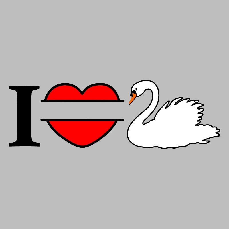 J’aime mon cygne blanc