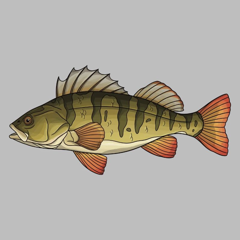 Conception de la pêche au poisson prédateur perchaud