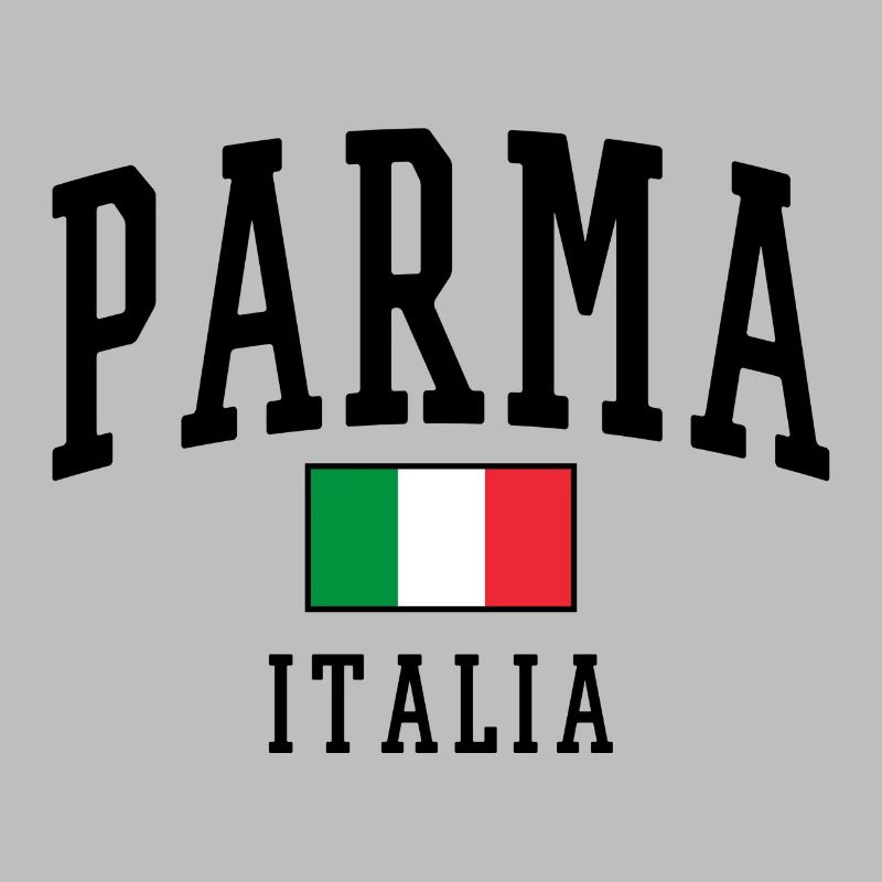 Conception Parma Italia avec description du drapeau national :