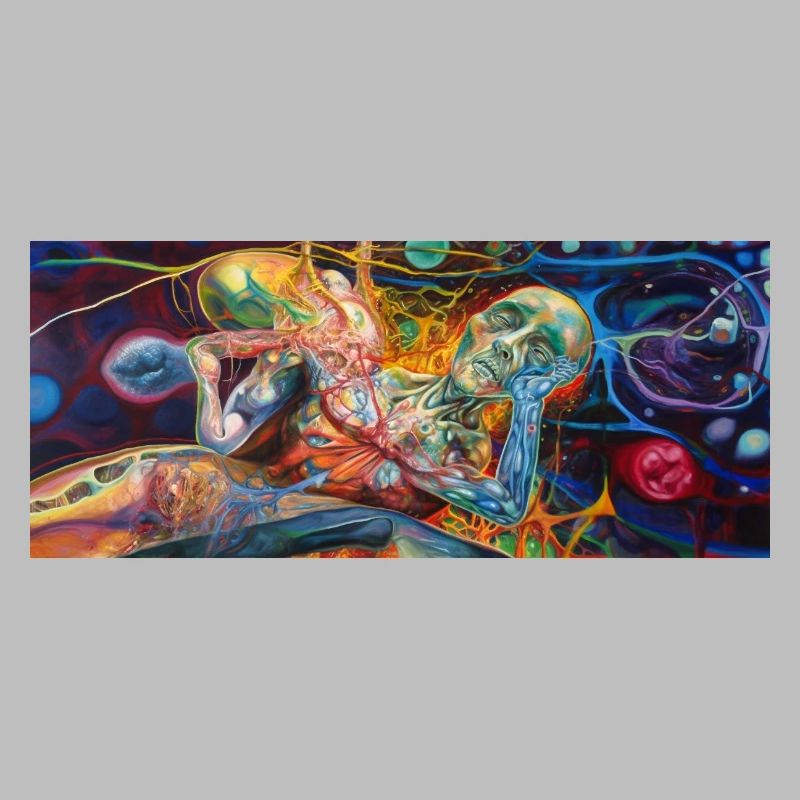 Neon Anatomy Dreamscape