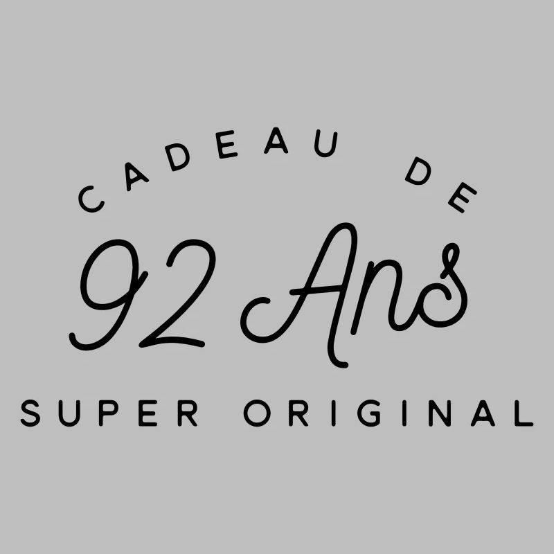 Cadeau 92 ans 