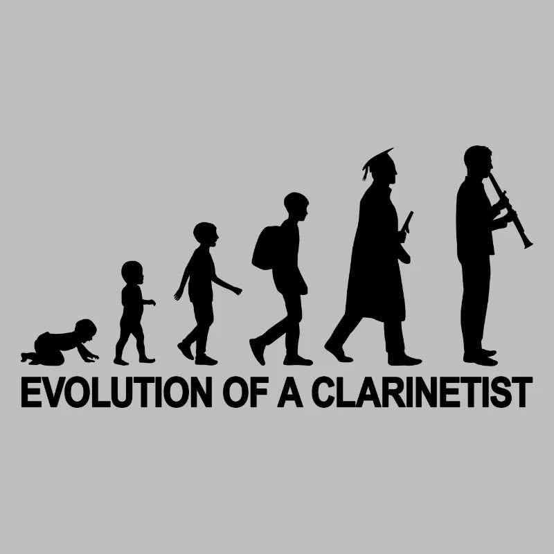 Evolution Of A Clarinetist