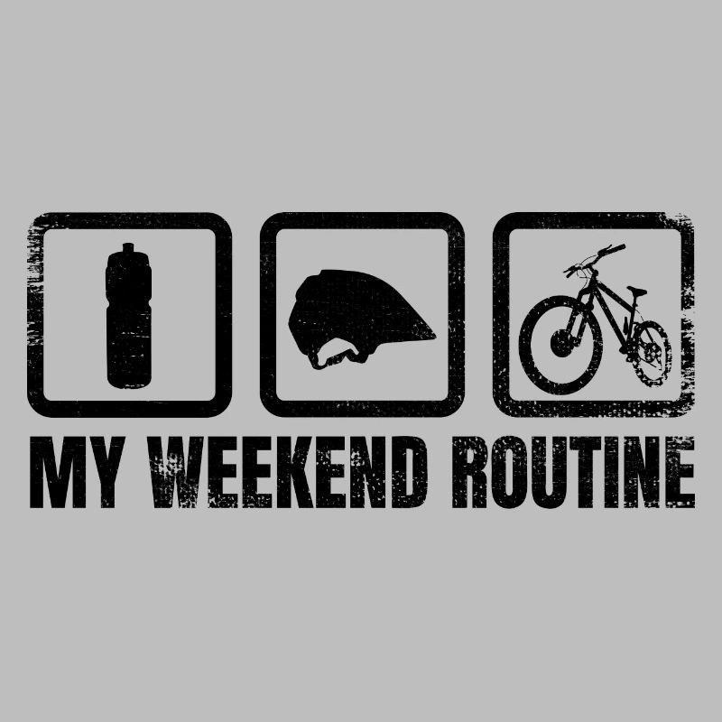 Mountainbiker Wochenende