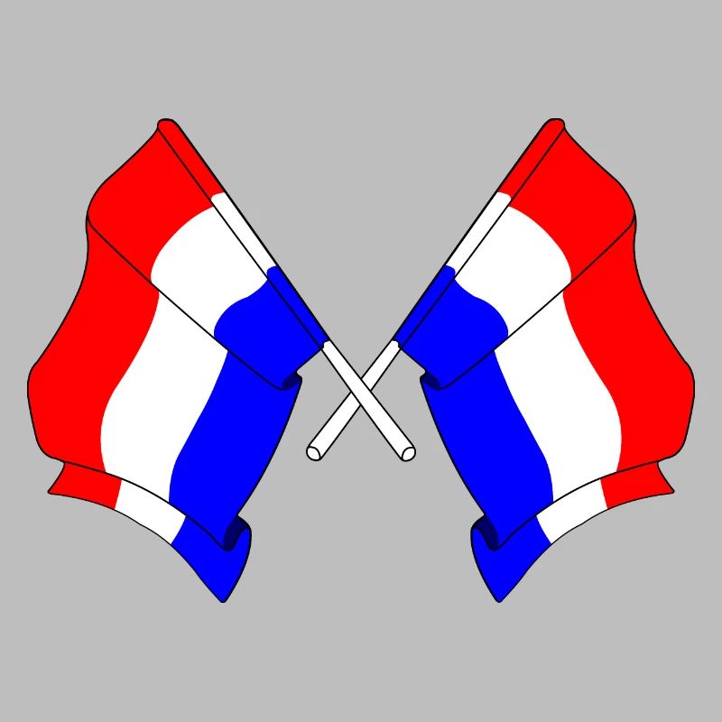 Two flags Netherlands