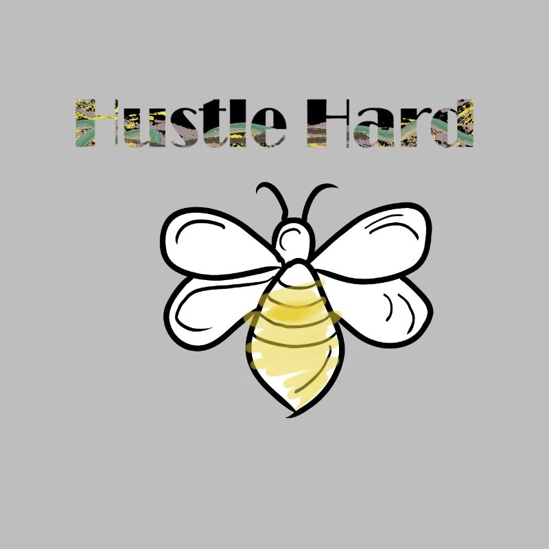 hustle hard bees