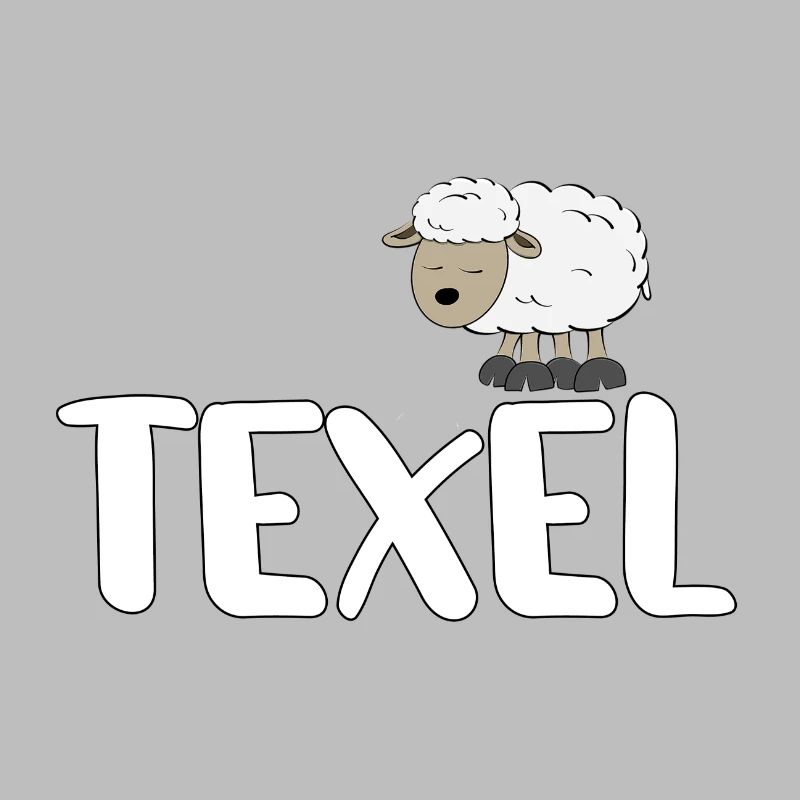 Schaf Texel (bunte Version)