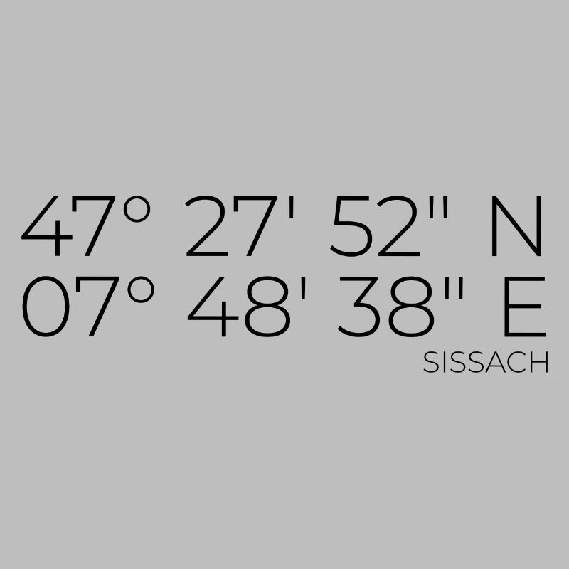 Coordinates Sissach, Switzerland