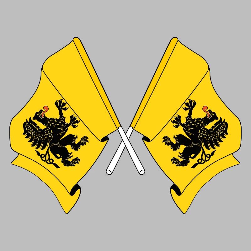 Deux drapeaux de Poméranie