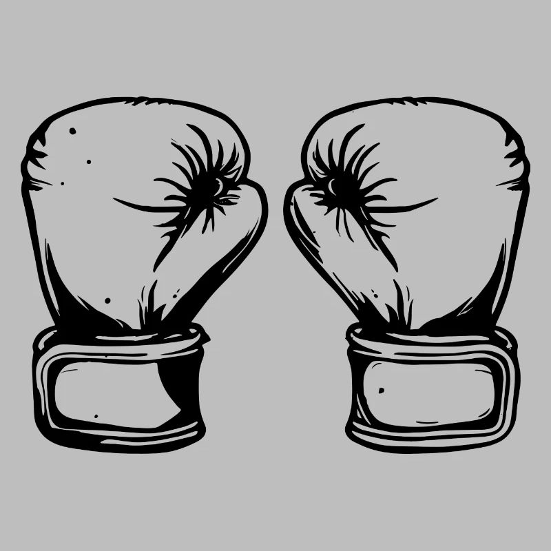Dessin de gants de boxe