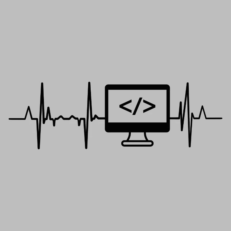 Programmierer Herzschlag