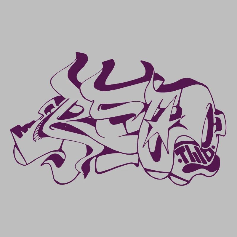 Conception de graffiti abstrait