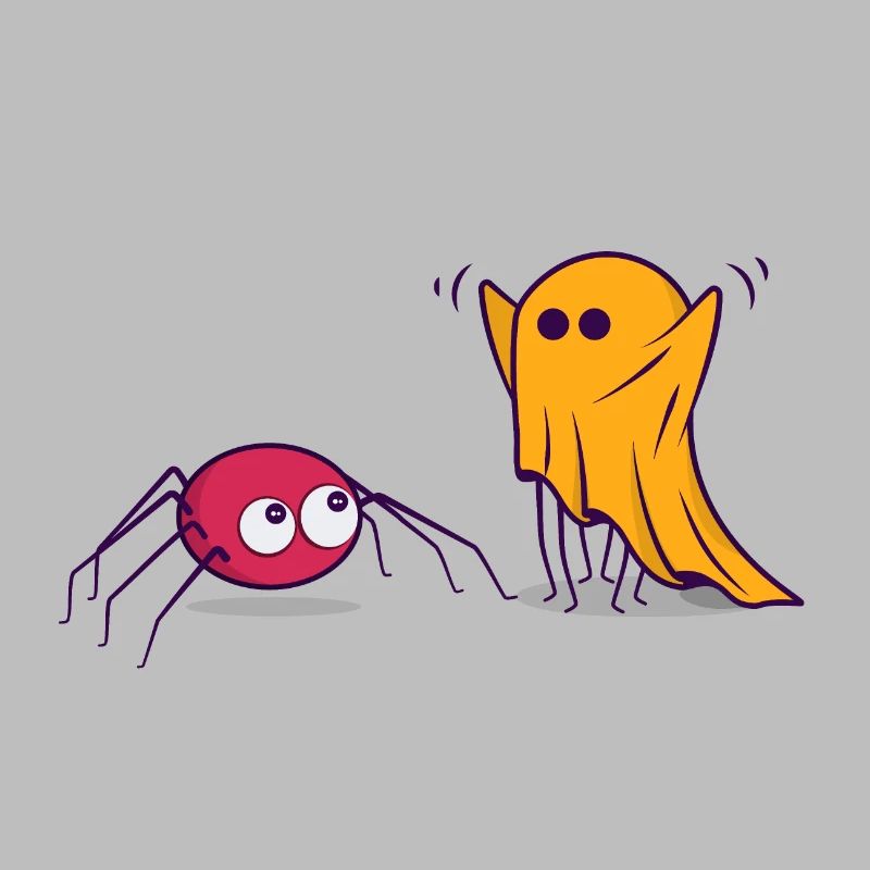 Halloween Spinne Geist Comic Cartoon Comic