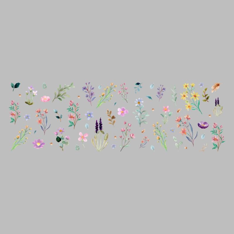 Midnight Bloom Botanischer Druck