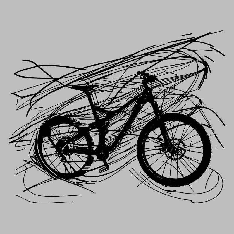 Bicycle Line Art