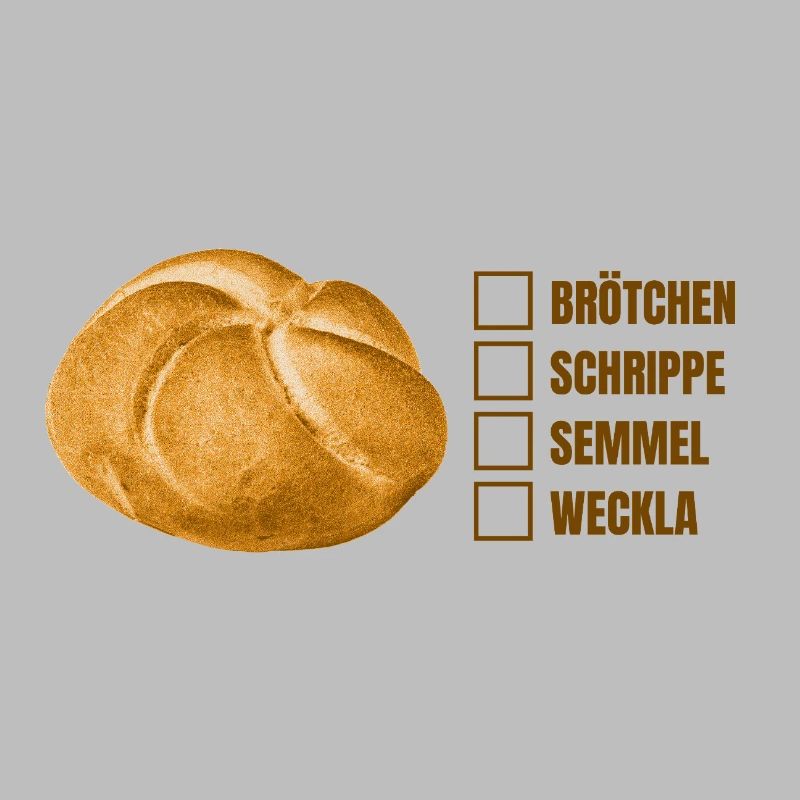 Brötchen oder Semmel? – Lustiges Dialekt-Design