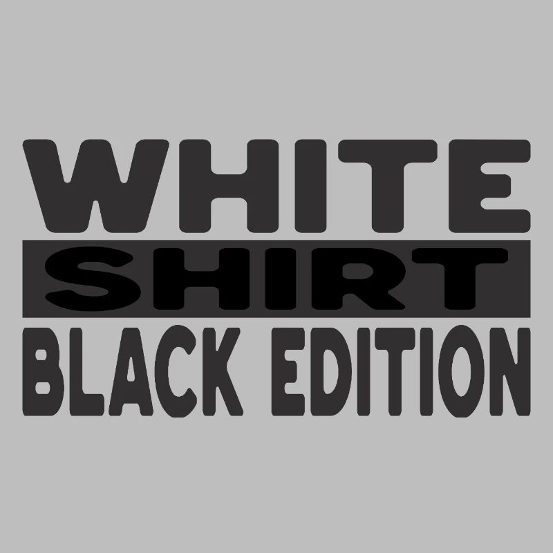 Chemise Blanche Édition Noire