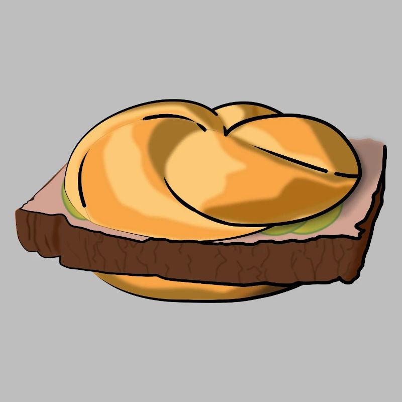Leberkässemmel with extra style.