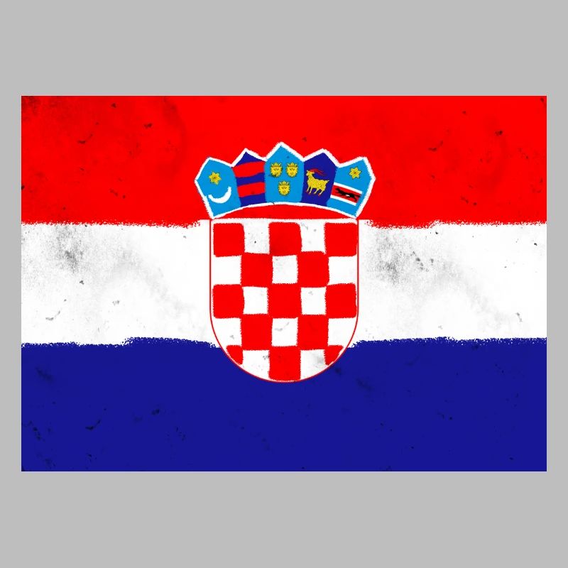Drapeau de la Croatie