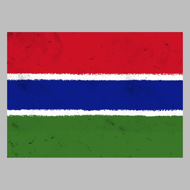 Die Flagge Gambias – ein Symbol der Einheit