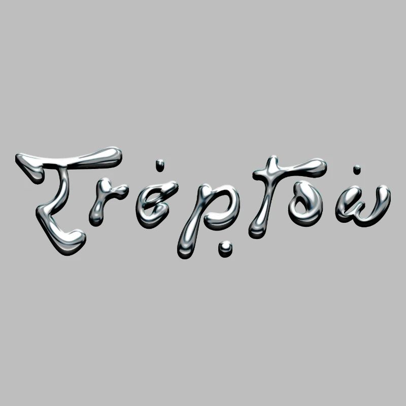 Treptow Liquid Chrome Typography