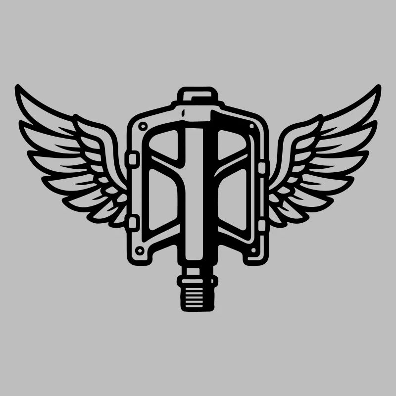 Pedal with wings