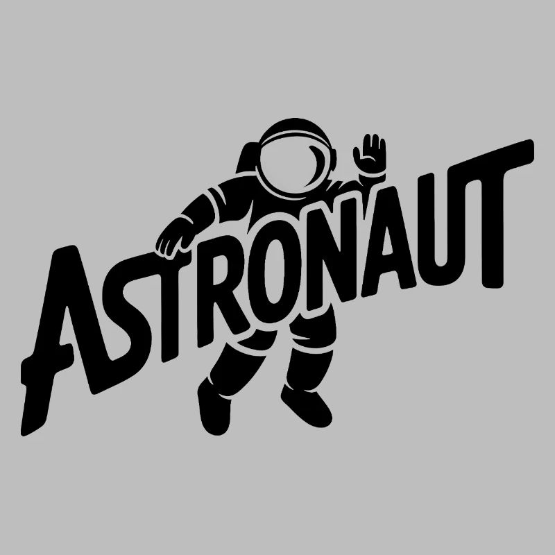 Astronaut - Cool Astonomy Logo
