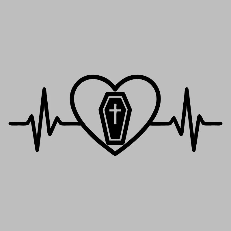 Coffin Halloween Heart