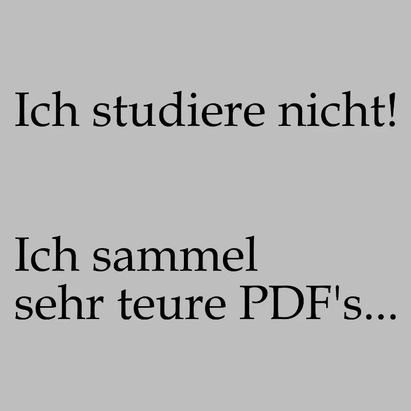 Unispruch "sehr teure PDFs" Geschenk, Studenten