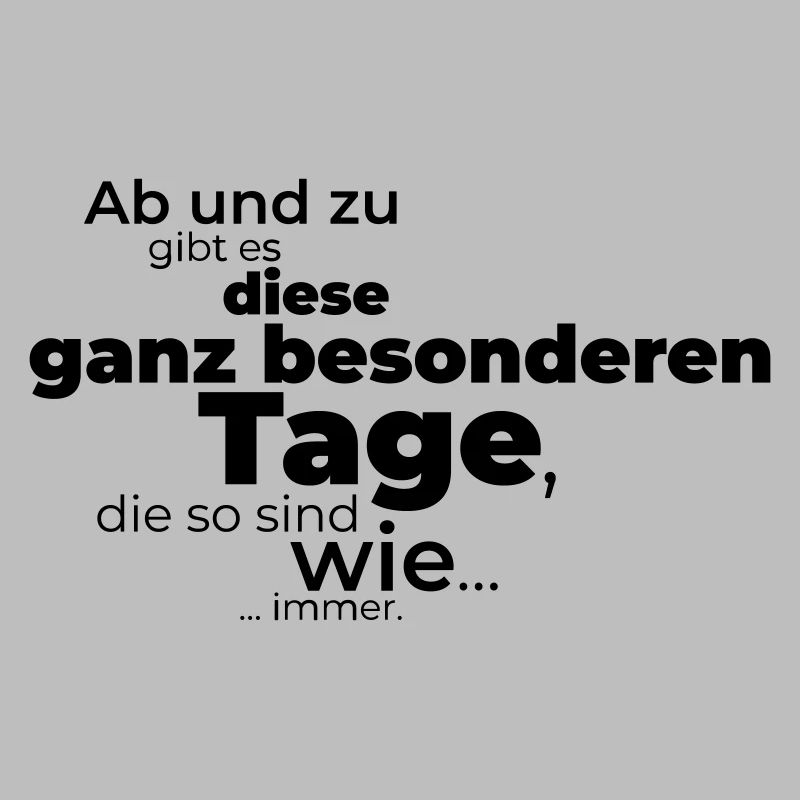 besondere Tage