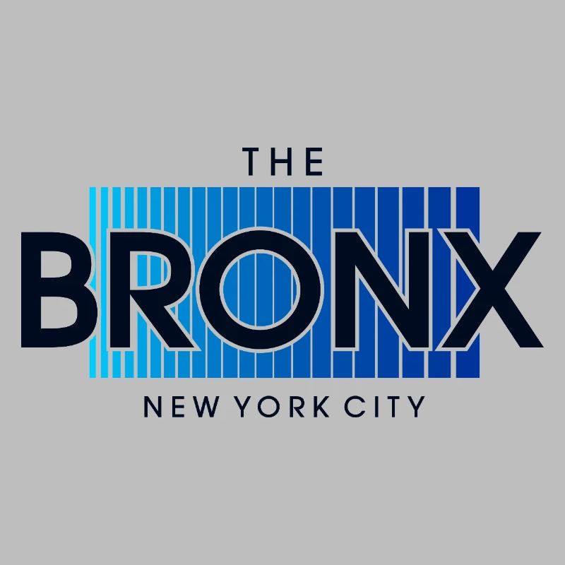 Bronx Skyline Blue Gradient