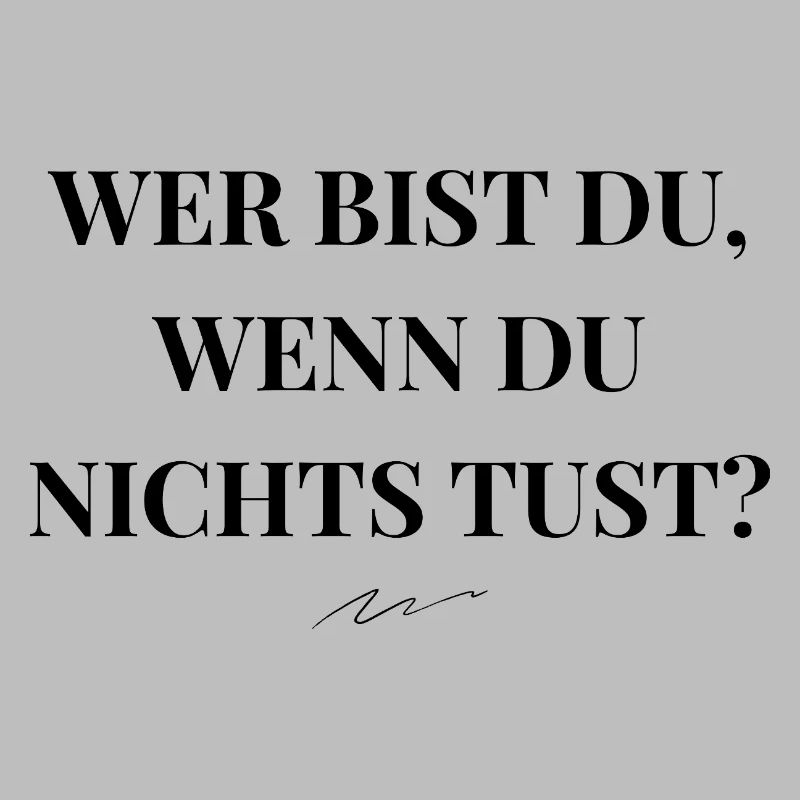 Wer bist du Clean Statement Design Selbstfürsorge