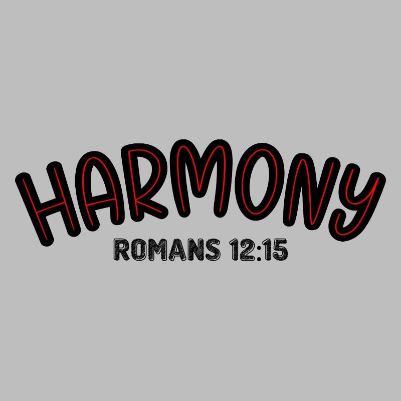 Typographie Harmony Red Line