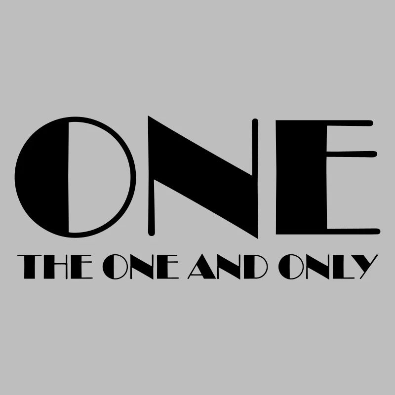 one