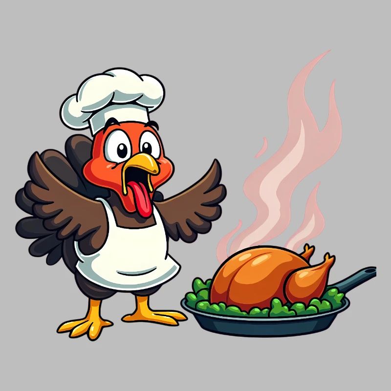 Cuisinier de dinde de Thanksgiving