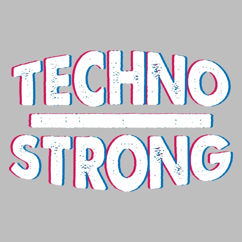 Techno Strong Neon Glitch
