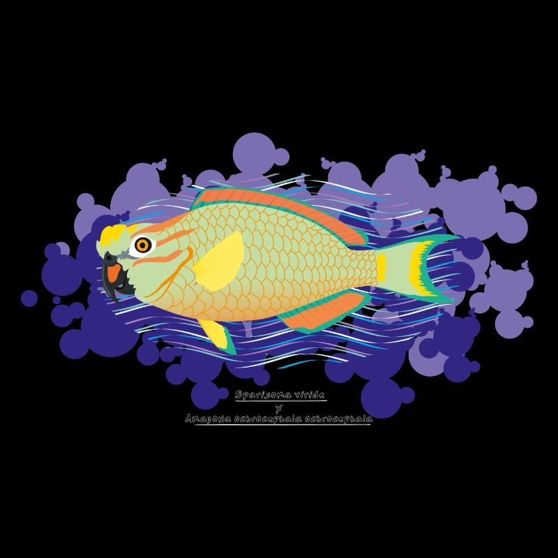 Poisson-perroquet / Hybride